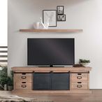 Irondale TV Unit - Mango Wood - Storage - Large