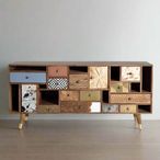 Bonham Sideboard - Mango Wood - Multi Drawer - Large - 160cm