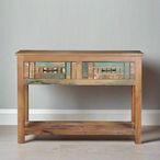 Zangird Console Table - 2 Drawer - Recycled Wood