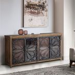 Hopkins Sideboard - Mango Wood - 4 Door - Extra Large - 190cm
