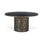 Pembroke Coffee Table - Black Marble - Round