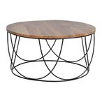 Snowdownia Coffee Table - Mango Wood - Round