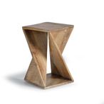 Umapine Side Table - Solid Mango Wood