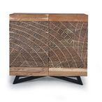 Karlstad Sideboard - Acacia Wood - 2 Door - Small - 90cm