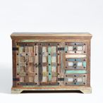 Lalas Sideboard - Recycled Wood - 2 Door - Medium - 110cm
