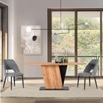 Brescia Dining Table - Acacia Wood - 6 Seater - 190cm - Pedestal