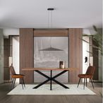 Enna Dining Table - Acacia Wood - 6 Seater - Spider Legs - Sizes Available