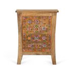 Matilda Bedside Cabinet - Mango Wood - Painted - 4 Drawer