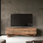 Hattie TV Unit - Acacia Wood - 4 Door - Large