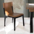 Kinley Dining Chair - Brown Leather - Set of 2
