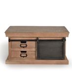 Irondale Coffee Table - Mango Wood - Square - Storage
