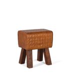 Sylvia Bench - Brown Leather - Hall