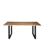 Oristano Dining Table - Acacia Wood and Iron - 6 Seater - Sizes Available