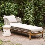 Terracina Garden Sun Lounger - Beige Rope