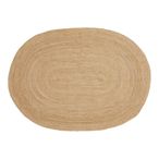 Bombay Rug - Oval - Natural Jute - 200cm x 140cm