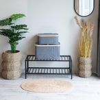 Vita Shoe Rack - Black Metal