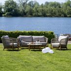 Hunterton Lounge Set - 2 Seater - Acacia Wood and Rope