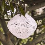 Harwood LED Lantern - White Metal