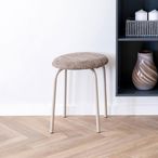 Lawloit Stool - Round - Brown Metal