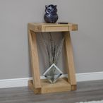 Z Designer Console Table - Small - Oak