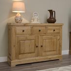 Deluxe Sideboard - 2 Door - Medium - 130cm - Oak