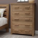 Opus Chest of Drawers - 4+2 Drawer - Oak