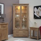Opus Display Cabinet - 2 Door - Oak