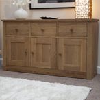 Torino Sideboard - 3 Door - Medium - 159cm - Oak