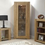 Trend Display Cabinet - 1 Door - Oak