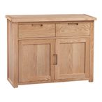 Moderna Sideboard - 2 Door - Small - 96cm - Oak