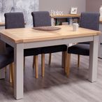 Diamond Painted Extending Dining Table - 4-8 Seater - 132cm-198cm