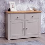 Diamond Painted Sideboard - 2 Door - Small - 96cm