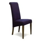 Italia Dining Chair - Set of 2 - Purple Fabric