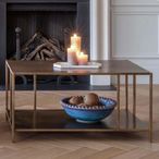 Brooks Coffee Table - Brushed Champagne