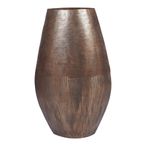 Southwold Vase - Antique Brass - Textured Oval - 59cm