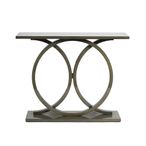 Lacquer Olive Console Table - Mango Wood