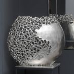 Apo Vase - Coral Silver Metal - Ellipse