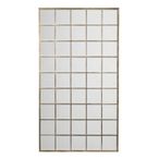 Blakely Wall Mirror - Antique Gold Window - 100cm x 180cm