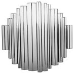 Crystalline Wall Mirror - Embossed Edges - Effect - 120cm x 120cm