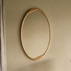Hague Wall Mirror - Natural Wooden - Oval - 70cm x 119cm