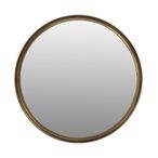 Oslo Wall Mirror - Antique Brass - Round - 80cm x 80cm