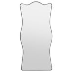 Tidal Floor Standing Mirror - Black Metal - 82.5cm x 178cm