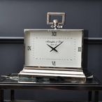 Latham Clock - Silver Metal - Medium