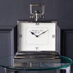 Latham Clock - Silver Metal - Small