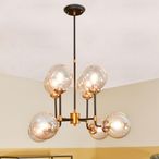 Mercer Chandelier - Glass and Metal - Bubble