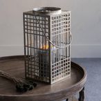 Barossa Lantern - Fretwork - Aged Gold Metal