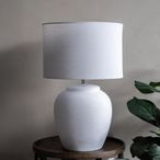 Rhodes Table Lamp - White Ceramic