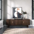 California TV Unit - 4 Door - Dark Oak