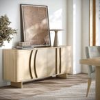 Cara Sideboard - 4 Door Large - 165cm - Oak