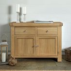 Normandy Sideboard - 2 Door Small - 110cm - Oak